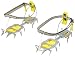 SALEWA Steigeisen Alunal 2.0 Step-in Antiboot Cr, steel/yellow, One size, 00-0000000894