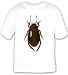 T-shirt with male, dykare, aquatic, beetle, insect, diving, invertebrate, animal, predaceous, arthropod, predator
