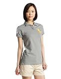 「(ジョルダーノ)GIORDANO コットンストレッチライオンポロ91311028 91311028 20 20 Pewter Grey x EMB Gold Medal S」の画像