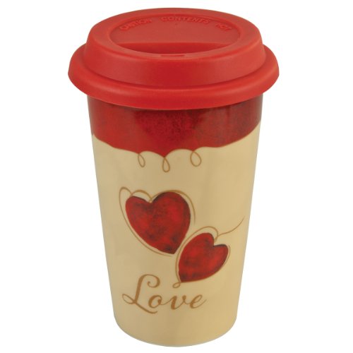 Valentine's Ceramic Travel Mug - 1 Corninthians 13:8