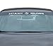 FANMATS NFL - Miami Dolphins Sun Stripe Windshield Decal 3.25 in. x 34 in.