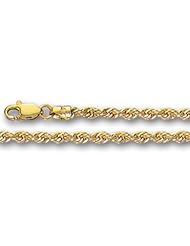 14K Yellow Gold Solid Rope (Width 2.5mm)
