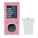 Pink Durable Flexible Soft Silicone Skin Cover Case with Belt Clip for Microsoft Zune 4GB 8GB 16GB