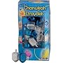 Blue & Silver Metallic Plastic Dreidel