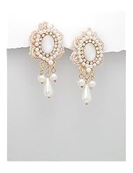 Cotton Earrings In Zinc