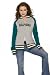 Miami Dolphins Women's Varsity Full Zip Raglan Jacket - by Alyssa Milano