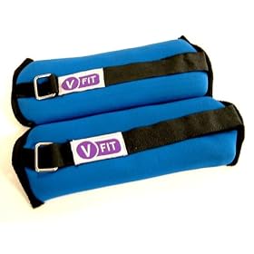 MI011 V-fit 2x1lb Ankle Wrist Weights