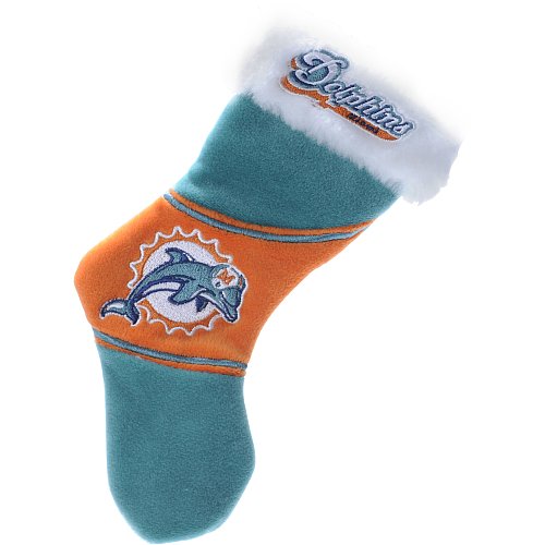 Buy Team Beans Miami Dolphins 2008 Stocking Ornament by Team Beans
