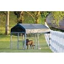 ShelterLogic Dog Kennel, 66- Inch Peak Height, Wall Dimensions 4ft x 8ft x 45 in