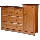 Stork Craft Beatrice Combo Tower Chest, Oak