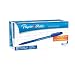 Paper Mate Comfortmate Stick Medium Point Ballpoint Pens, 12 Blue Ink Pens (6110187)