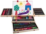 Alex Art Box - Wooden Art Center with Assorted Media