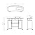 Beauty Reception Desk All Purpose Salon Spa Office Reception Counter - Vogue