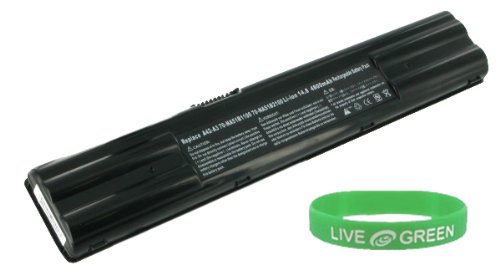 Replacement Laptop Battery for Asus G1S, 4800mAh 6-Cell