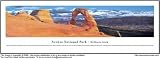 Arches National Park-Delicate Arch by James Blakeway. Art Print Poster FRAME IT.. 40 inches width by 13.5 inches height. Highest Quality Art Poster Print