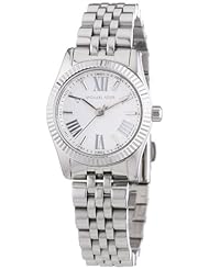 Michael Kors Lexington White Dial Stainless Steel Ladies Watch MK3228
