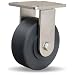 Hamilton Workhorse Plate Caster, Rigid, Nylon Wheel, Stainless Steel Plate, Precision Ball Bearing, 1600 lbs Capacity, 4" Wheel Dia, 2" Wheel Width, 5-5/8" Mount Height, 4-1/2" Plate Length, 4" Plate Width