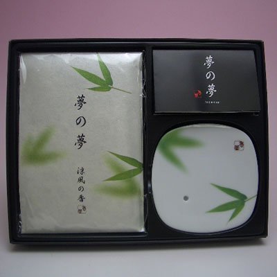 Cover image : インセンス（お香）：夢の夢「涼風」<br>Incense Gift set: 【Bamboo Leaf】
