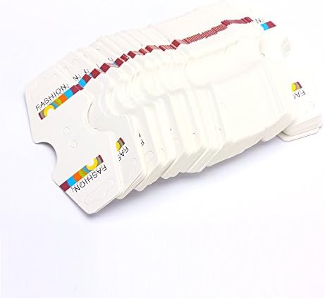 TinFmoon 100 Pieces Necklace Jewelry Display Hanger Cards Packaging