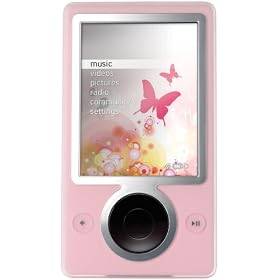 pink colours digital music player
