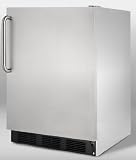 Built In Refrigerators:Summit Stainless Steel Full Refrigerator Built In Refrigerator FF7BADACSS