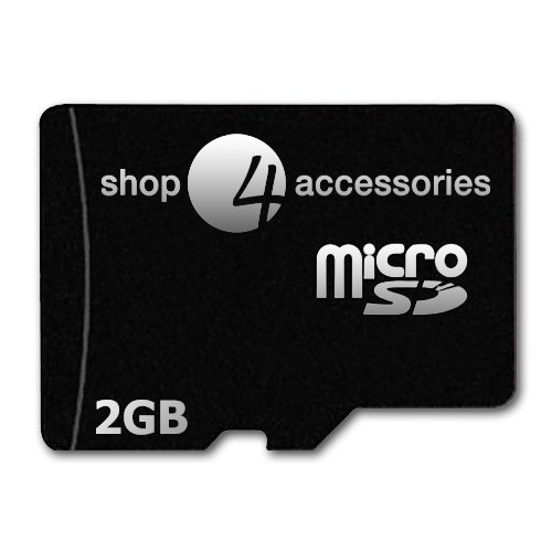 Shop4accessories 2GB Micro SD Memory Card for your GARMIN 205W 250W 265WT 200 310 300 350 710 750 760 770 / NUVI / ZUMO / NAVMAN / MIO SAT NAV GPS Systems! Comes with SD Adaptor.