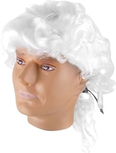 Adult Classic Colonial Man Costume Wig