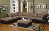 Orange County Saddle Microfiber Sectional Sofa by Urban Cali