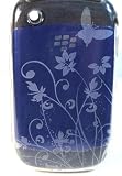 Clear Butterfly Flower Garden Crystal Candy TPU Soft Silicone Skin Blackberry 8520 8530 Curve