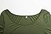 HIMONE Womens Long Sleeve Handkerchief Hemline Tunic Top