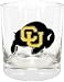 NCAA Colorado Buffaloes Rocks Glass