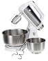 West Bend 41135 12-Speed Stand Mixer with 2 Mixing Bowls, White
