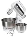 West Bend 41135 12-Speed Stand Mixer with 2 Mixing Bowls, White