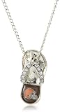 NFL Cleveland Browns Crystal Flip Flop Necklace