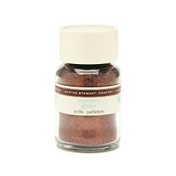 Martha Stewart Crafts Fine Glitter, Brownstone, 1-1/2 Ounces,