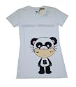 Harajuku Lovers By Gwen Stefani " Panda " Basic Short Sleeve T-Shirt -- White