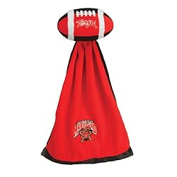 Maryland Terps Plush NCAA Football with Attached Security Blanket by Coed Sportswear