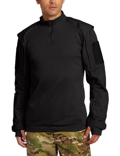 Propper Men's TAC.U Combat Shirt, Black, Large Long