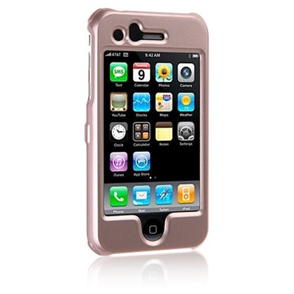 Pink Blush Crystal Snap-On Cover Hard Case Cell Phone Protector for Apple iPhone i-Phone... by DreamWireless