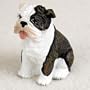 Bulldog Miniature Dog Figurine - Brindle