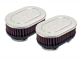 K&N RC-2362 Universal Chrome Filter