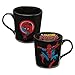 Vandor 26462 Marvel Spider-man 12 oz Ceramic Mug, Black, Red, and Blue