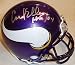 Carl Eller Autographed/Hand Signed Minnesota Vikings Authentic Mini Helmet HOF