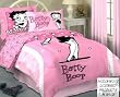 Betty Boop Comforter Set Pink Twin Size 3 Pieces