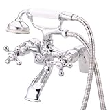Chrome Deck Mount Tub Faucet