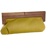Melie Bianco Adele Wood Frame Clutch