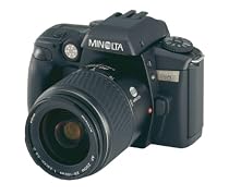 Konica Minolta Maxxum 70 35mm SLR Camera with 28-100mm & 75-300mm Lenses