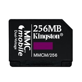 Kingston flash memory card - 256 MB - MMCmobile ( MMCM/256 )