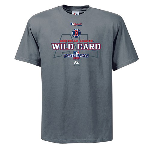 Buy Boston Red Sox 2008 AL Wild Card Champions Authentic Collection T-Shirt by Lee Sport