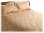 Malibu Shores Jacquard 4-Piece Queen Comforter Set, Gold